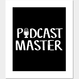 Cute & Funny Podcast Master Podcasting Posters and Art